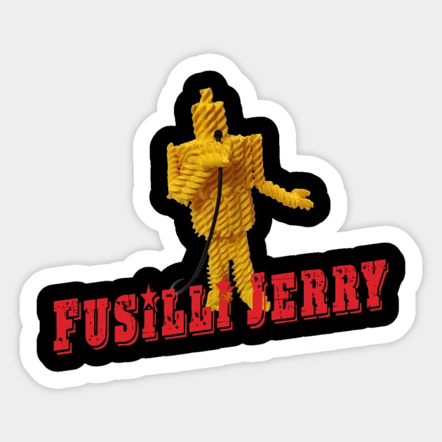 Fusilli Jerry Sticker by DavidLoblaw